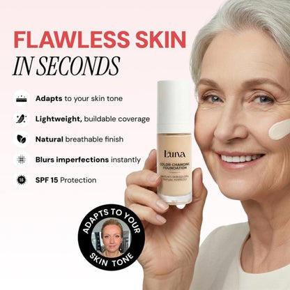LUNABEAUTY™ - Luxe Color Changing Foundation